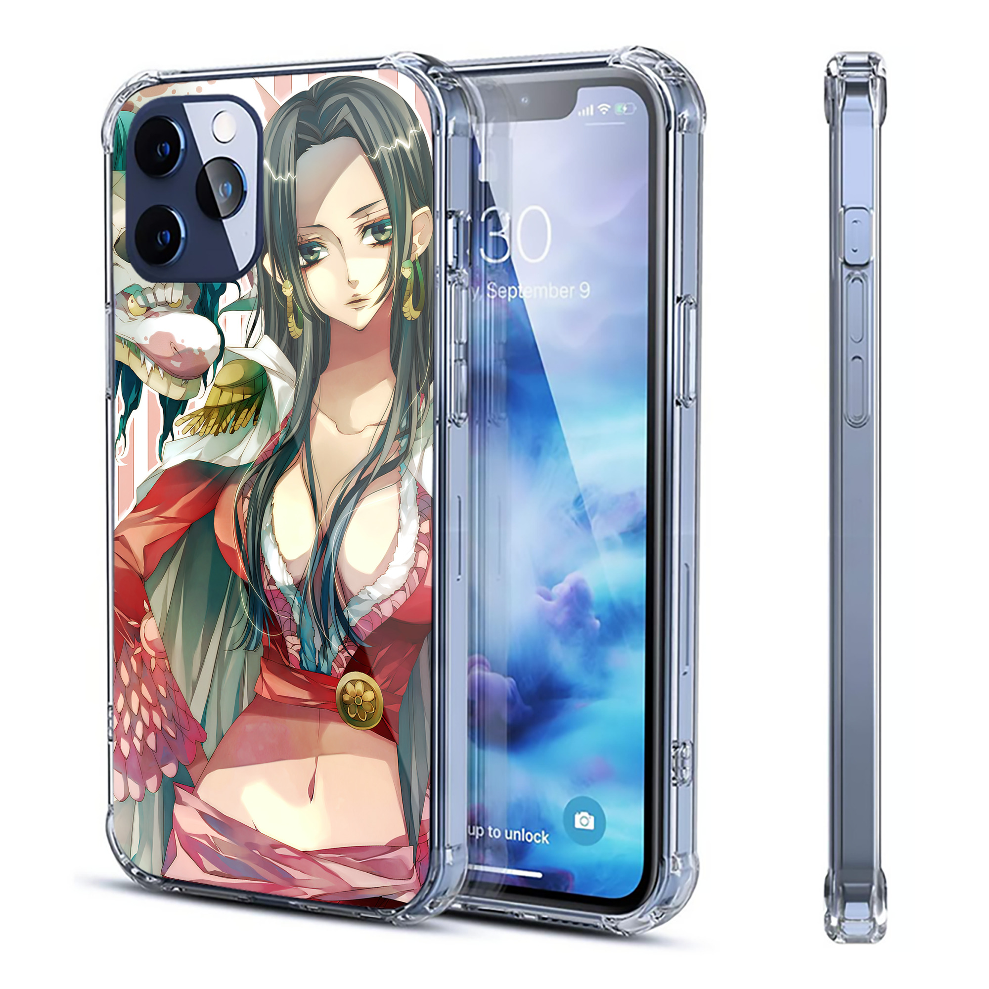 （画像用） ワンピース ONE PIECE 【iPhone 12シリーズ対応】透明スマホケース（クリアソフトケース）